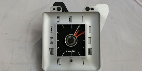 You could get a Cartier Edition Mark IV, but the Cartier clock could be had as an option in all the Continentals in 1976.