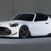 The S-FR Racing Concept was built by GAZOO Racing and will debut at the Tokyo Auto Salon in January