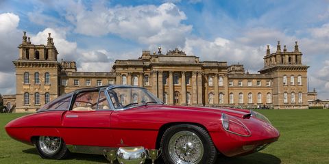 Salon Prive celebrated its 12th year last weekend on the grounds of the fabulous Blenheim Palace in Oxfordshire. Here's the Best of Show-winning 1960 Alfa Romeo 6C 3000 CM Pininfarina Superflow IV.