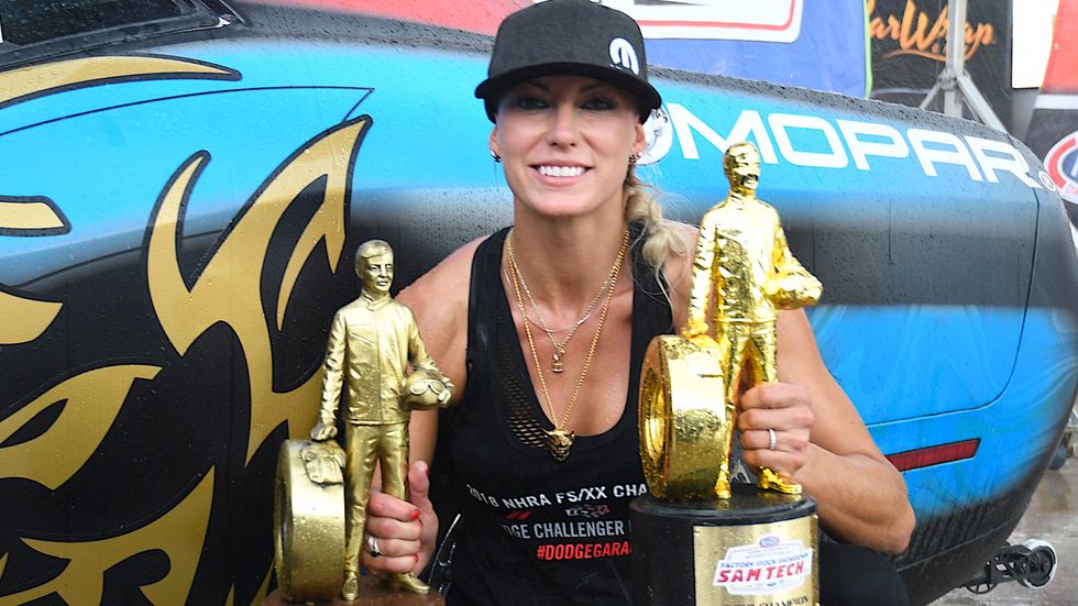 Leah Pritchett captured an event Wally and championship Wally in Texas.