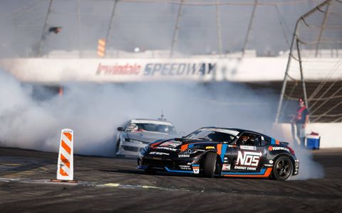 Chris Forsberg won his third Formula Drift championship when Fredrick Aasbo was knocked out of contention at The House of Drift in Irwindale, Calif.