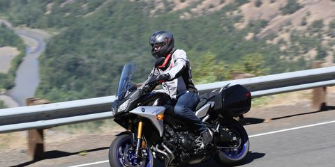 Yamaha has refined and renamed its FJ-09 Sport Touring bike as the Tracer 900 GT. It gets a longer swing arm, adjustable suspension and a more comfortable seat. With a 4.8-gallon tank you should be able to go over 200 miles between fill-ups. Now get out there and tour!