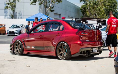 Another angle on the coolest EVO ever.
