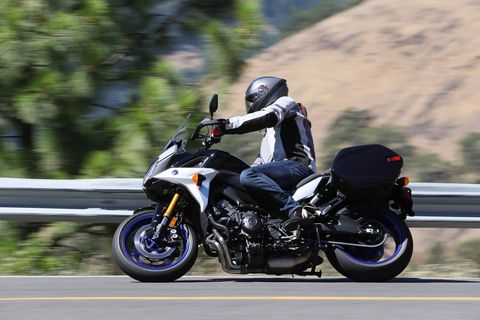 Yamaha has refined and renamed its FJ-09 Sport Touring bike as the Tracer 900 GT. It gets a longer swing arm, adjustable suspension and a more comfortable seat. With a 4.8-gallon tank you should be able to go over 200 miles between fill-ups. Now get out there and tour!