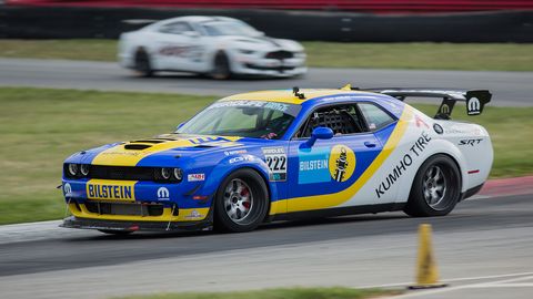 After running a majority of the 2017 Gridlife TrackBattle season in his Dodge Viper ACR, Kevin Wesley unveiled his new wide-body Dodge Challenger built for Gridlife’s Track Modified class. The team also plans to compete at Pikes Peak in this same car later this summer. 