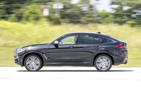 The 2019 BMW X4 made short work of the BMW Performance Center's handling course.