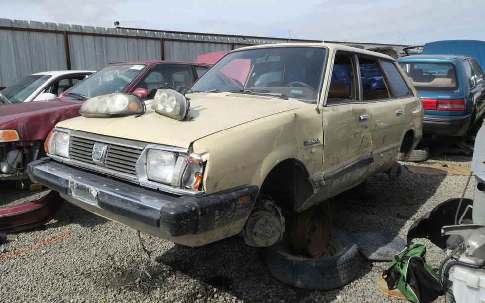 Junkyard Treasure: 1982 Subaru GL Station Wagon