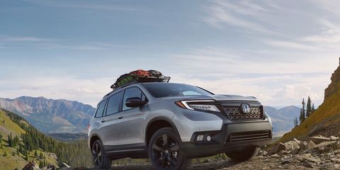 The 2019 Honda Passport gets a 280-hp V6 and goes on sale next year.
