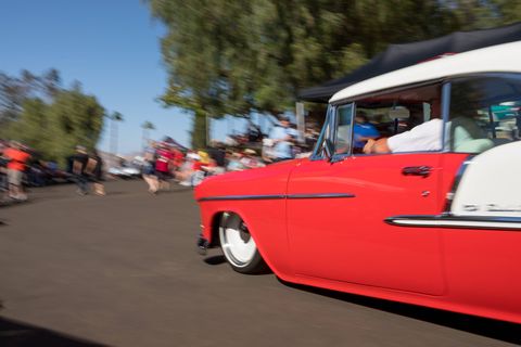 The Benedict Castle Concours in Riverside, Calif. is a mix of every kind of car enthusiasm known to man - and woman - from hot rods to big classics of the kind you'd see at Pebble Beach, all brought together for a good cause.