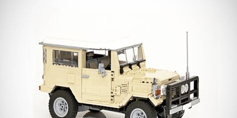 The Land Cruiser is made up of approximately 1,700 pieces.