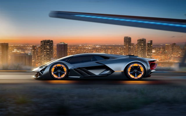 The lamborghini terzo millennio the upcoming 2030 future electric sport car  