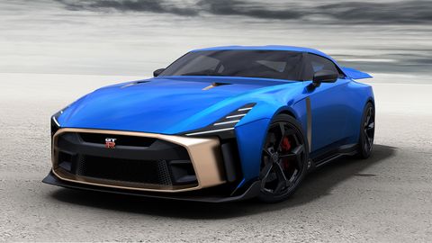 Nissan will build 50 copies of the Italdesign-styled GT-R50 concept, pretty much as it appeared at Goodwood.