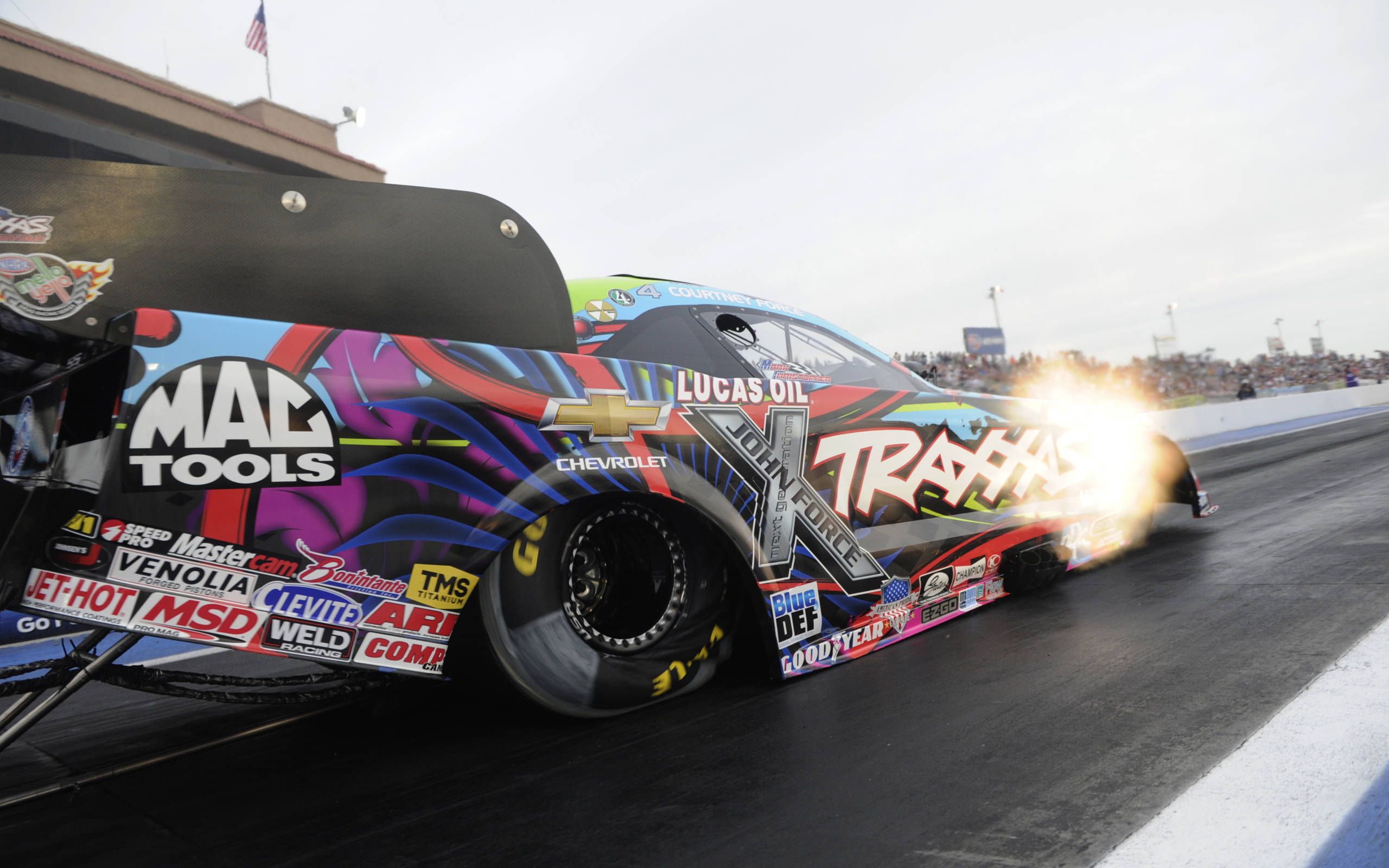 traxxas funny car weld wheels