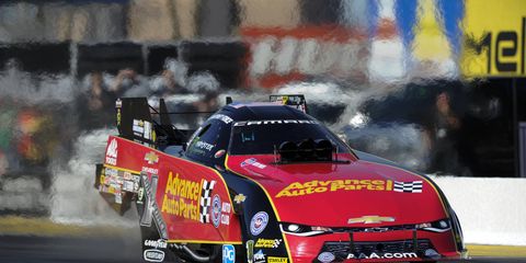 Courtney Force enters this week's NHRA event near St. Louis in third place in the Funny Car standings.