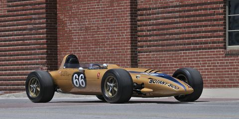 This particular Shelby Turbine Indy Car was driven by Bruce McLaren.