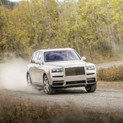 The Cullinan rides on Rolls-Royce's second application of the all-new and very stiff "Architecture of Luxury." First to get it was the mighty Phantom.