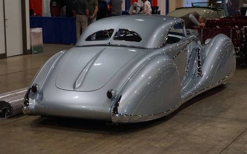 Rick Dore's fabulously flowing roadster stood out from everything else on the show floor this year.