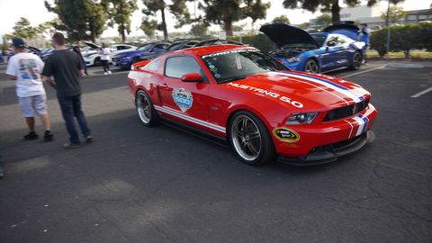Sure, Ford has a diverse and impressive product range, but really, everyone knows it's the Mustangs than make people go gah gah. Of the 1600 Fords on hand at the show, over 1000 of them were Mustangs. Here are our favorites.