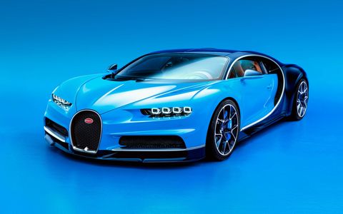 The Bugatti Chiron eclipses the Veyron with 1,500 hp and 1,180 lb-ft of torque.