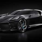 The Bugatti La Voiture Noire made its debut at the Geneva auto show.