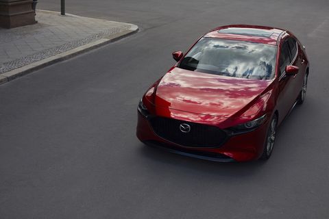 The new Mazda 3 sedan and hatchback compact cars debuted ahead of the 2018 LA Auto Show