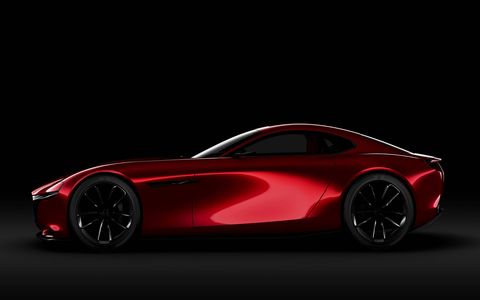 The Mazda RX Vision debuted at the Tokyo show with the new SkyActiv-R rotary engine concept.