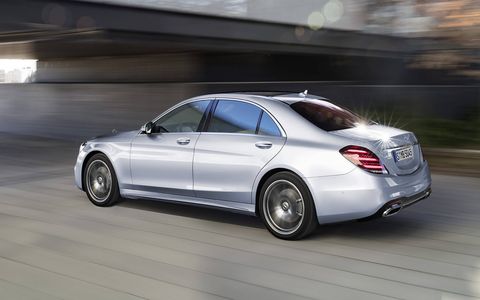Mercedes is already giving the S-Class a major refresh, with twin-turbo 4.0-liter V8s dropping into the lineup.