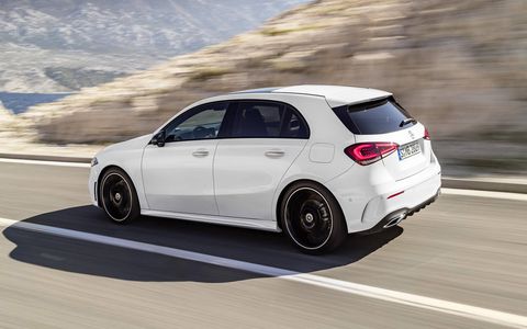 Mercedes took the wraps off the all-new 2019 A-Class hatch, a model that will spawn several versions including a sedan headed to the U.S.