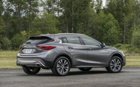 The Infiniti QX30 is the first roll-out from a development agreement between Nissan-Renault and Mercedes-Benz.