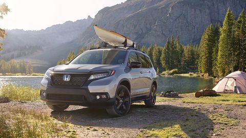 The 2019 Honda Passport gets a 280-hp V6 and goes on sale next year.