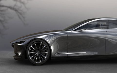 Mazda unveiled its Vision Coupe concept ahead of the 2017 Tokyo motor show, pointing at the brand's aspirations to move upscale