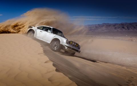 Kelly-Moss made racing Porsches for years. Then someone asked if they could make one that went off-road. The results speak for themselves: 430 whp, 400 wtq, 2600 pounds. Just add sand.