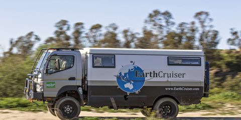 No hookups? No plug-in cable TV? No roads? Civilization ended? No problem, as long as you have a self-contained EarthCruiser! Price is a very reasonable (ha ha) $250,000.