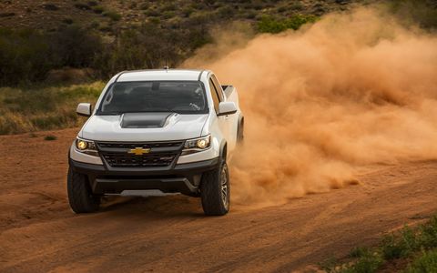 The off-road-ready Chevrolet Colorado ZR2 can launch off big jumps and land like a 747 on a pillow, but is also a capable rock crawler and even a comfortable daily driver, thanks to DSSV shocks from Multimatic.