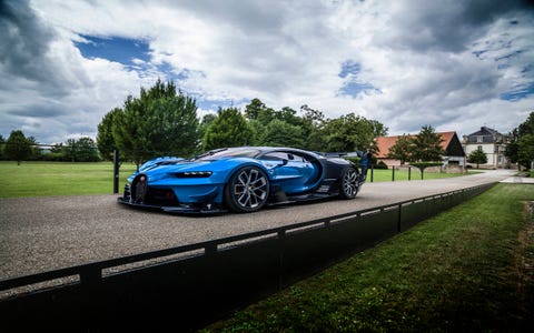 Bugatti Chiron And Vision Gran Turismo Together At Last In Monterey