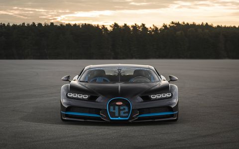 The Chiron went from zero to 248 mph to zero in 42 seconds.