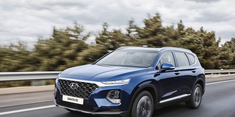 Hyundai debuted the new Santa Fe in South Korea this week.