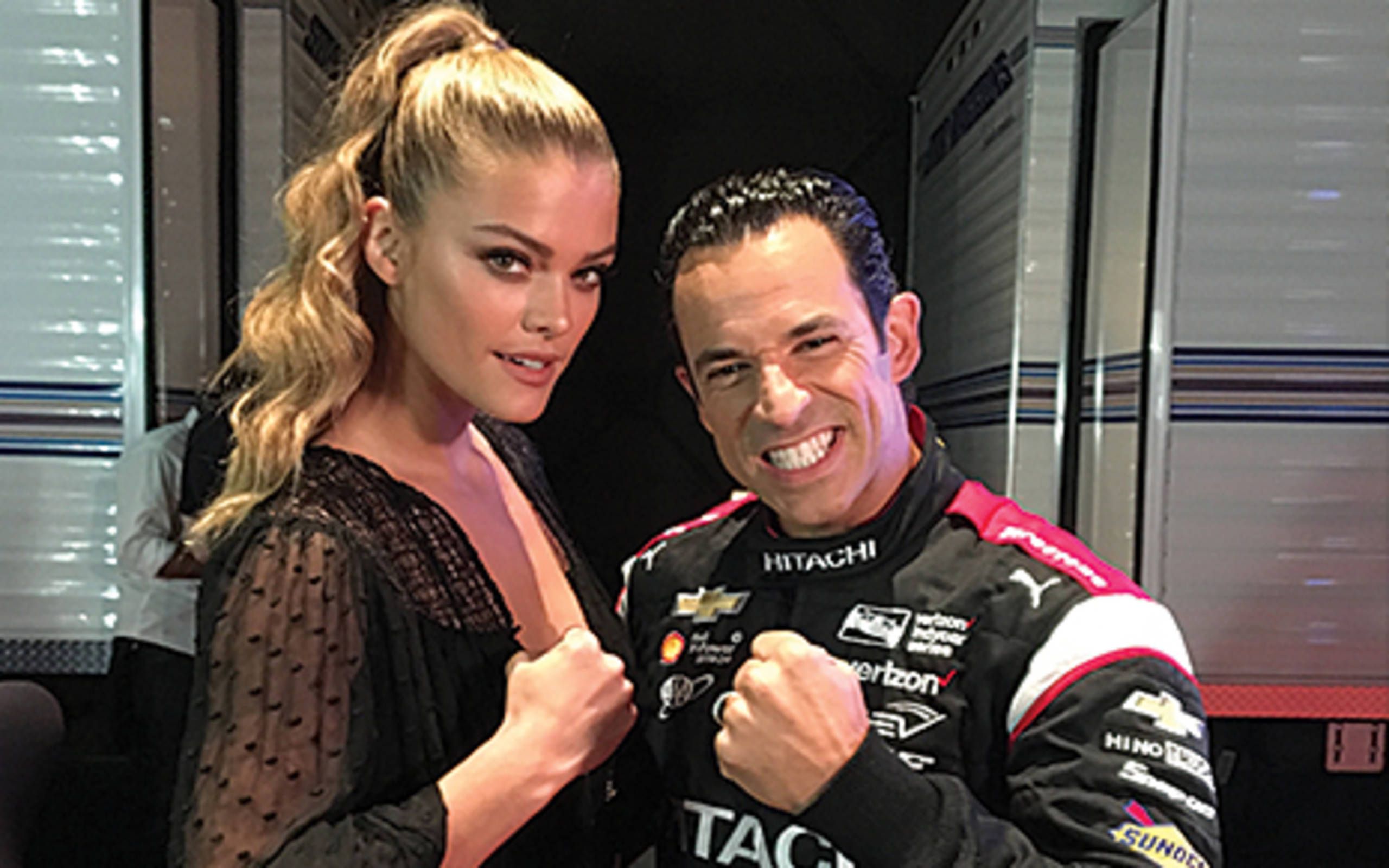 Battle for the ages IndyCar stars vs. Sports Illustrated swimsuit