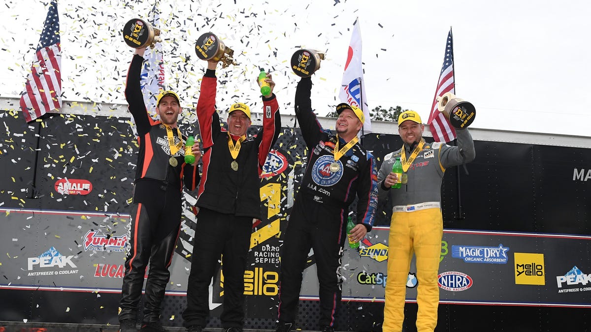 NHRA Gatornationals Sunday results, updated point standings