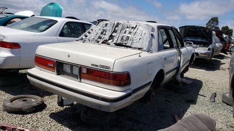 Once a car gets a duct-tape rear window, the junkyard beckons.