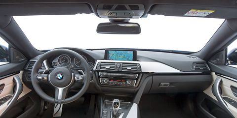 The 2018 BMW 4-Series Gran Coupe has a Wi-Fi hotspot for up to ten devices, two USB ports and Apple CarPlay.