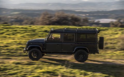 East Coast Defenders puts Corvette engines into old Land Rovers, adds luxury personalization throughout and sells them for between $170,000 and $250,000. We drove a Defender 90 and a 110 around L.A. and had a great time. Angelenos loved them, too.