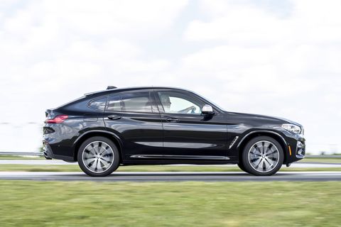 The 2019 BMW X4 made short work of the BMW Performance Center's handling course.