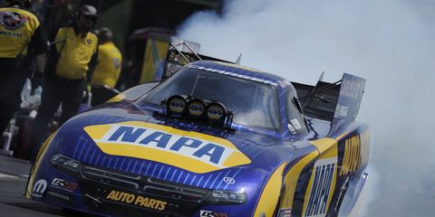 Ron Capps heads to Kansas atop the NHRA Funny Car points standings.