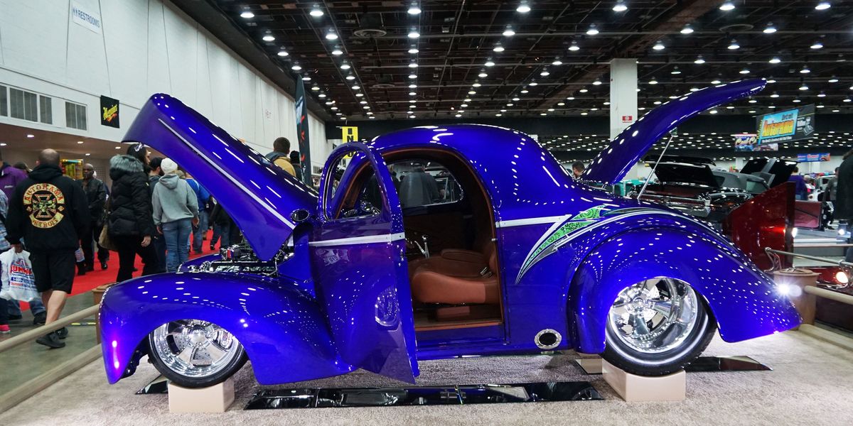 The 1941 Willys built and owned by Quint Walberts, a labor of love built on nights and weekends over the span of eight years.  
