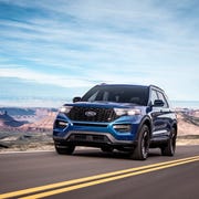 The performance variant of the 2020 Ford Explorer debuts at the Detroit auto show.