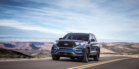 The performance variant of the 2020 Ford Explorer debuts at the Detroit auto show.