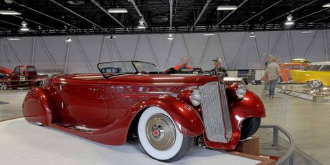 The Mullholland Speedster won its second major car show last weekend when it garnered the Custom d'Elegance award at the 67th Sacramento Autorama. 650 cars participated.