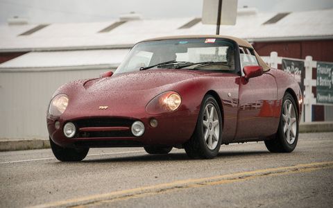 One of the late-model TVR that came down from Canada.