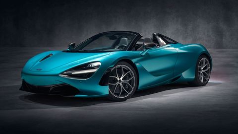 The 2019 McLaren 720S Spider doesn't lose any stiffness without the top, and only weighs a few pounds more than the coupe.